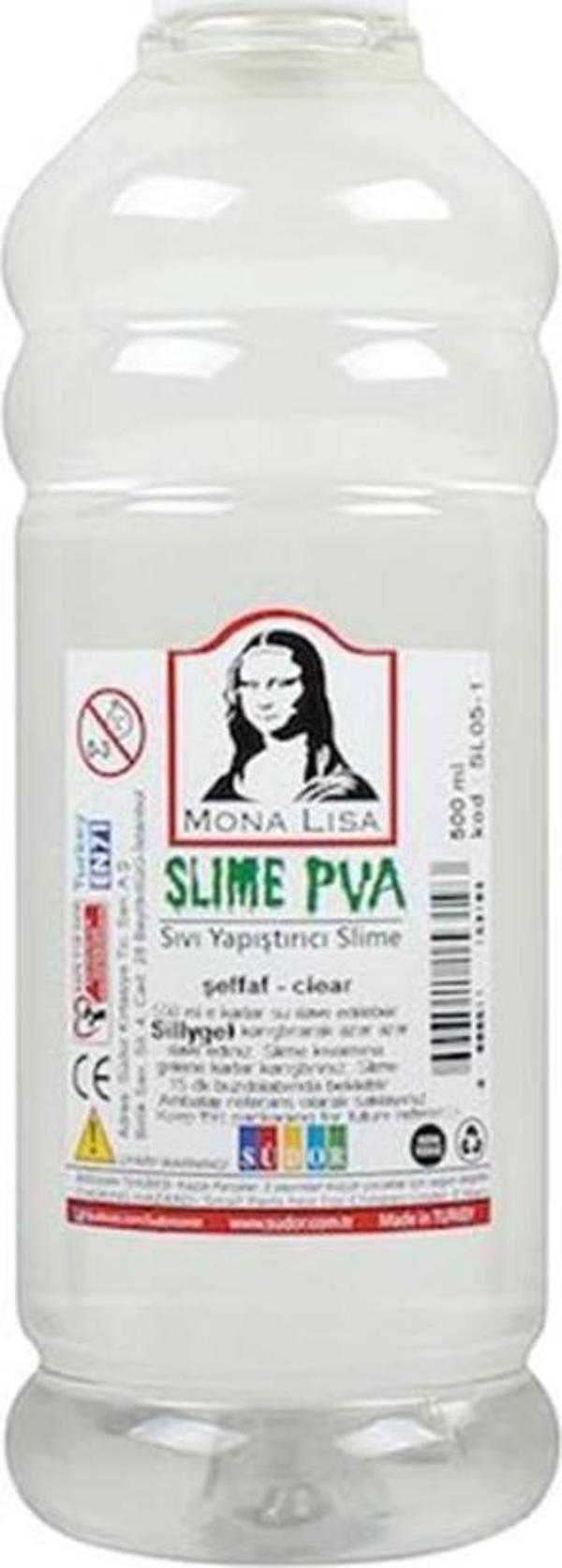 Südor Slime Sıvı Yapıştırıcı 500 Ml. Şeffaf Sl-05-1 - Image 1