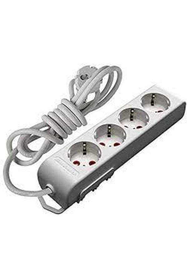 Ri-Tech 4 Lü Topraklı 1 Metre Grup Priz (001 175 410002 01 00) - Image 1