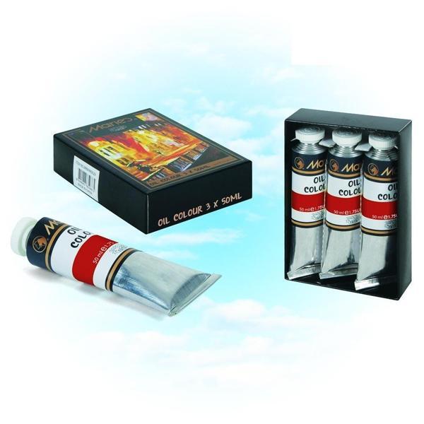 Maries Yağlı Boya 50 Ml. 302 Scarlet E1384-03 3 Lü (1 Paket 3 Adet) - Image 1