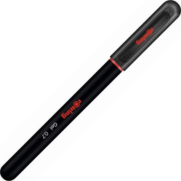 Rotring Jel Mürekkepli Tükenmez Kalem 0.7 Mm Siyah 2114436 (12 Li Paket) - Image 1