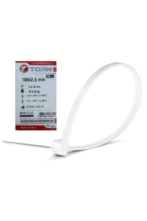 Kablo Bağı Beyaz 100X25Mm (100 Lü Paket) - Image 1