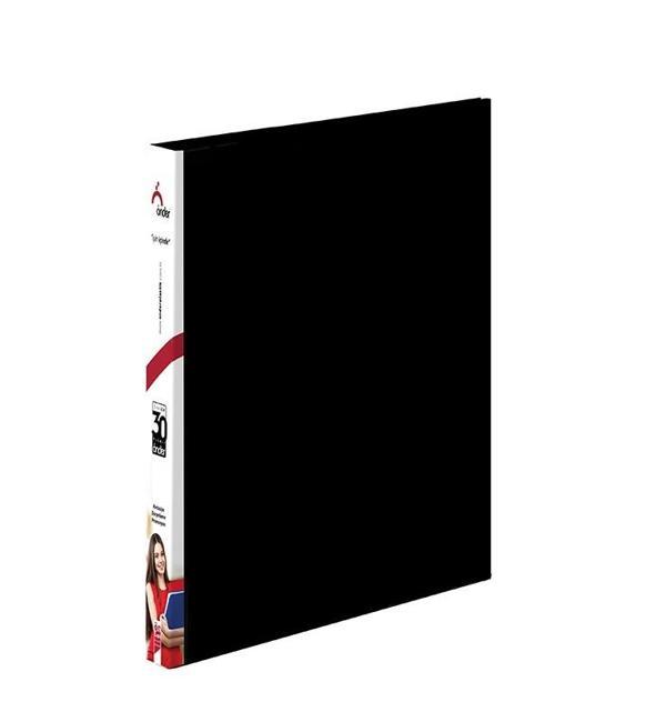 PP A4 Sunum Dosyası (Katalog Dosya) 20 Poşetli Siyah 1020-3 - Image 1