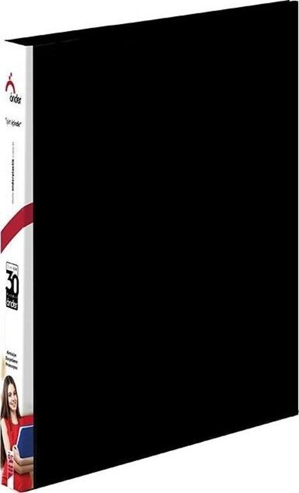 PP A4 Sunum Dosyası (Katalog Dosya) 20 Poşetli Siyah 1020-3 - Image 1