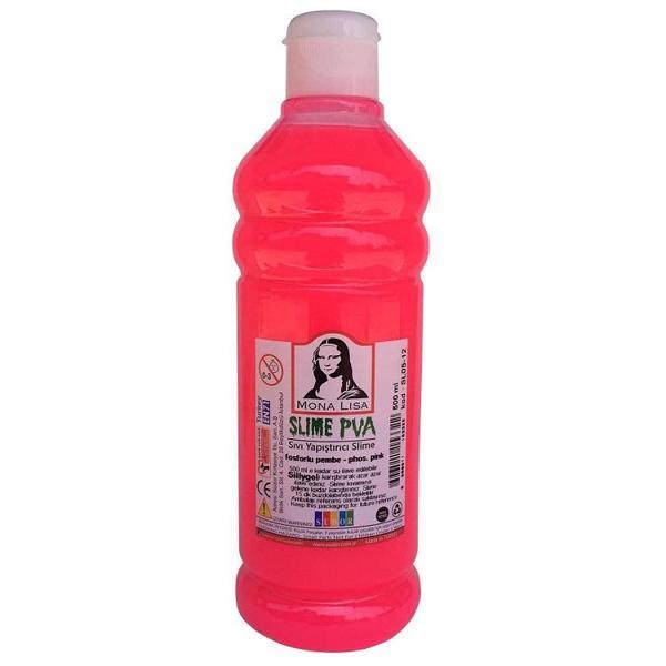 Südor Sl05-13 Sıvı Yapıştırıcı Slime 500 Ml Fosforlu Pembe - Image 1