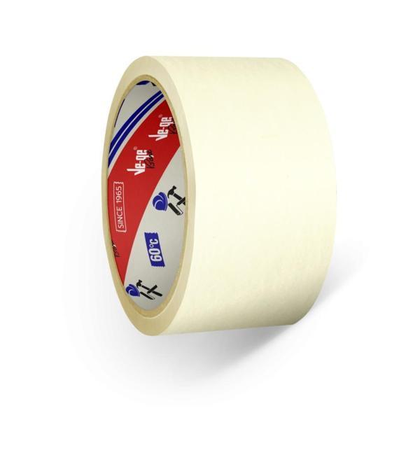 Ve-Ge Krepe (Maskeleme) Bandı 24 Mm X 30 Metre Bej Gp (6 Lı Paket) - Image 1