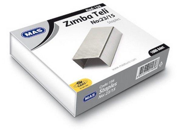 Mas 156 Zımba Teli Galveniz 23/15 (12 Paket) - Image 1