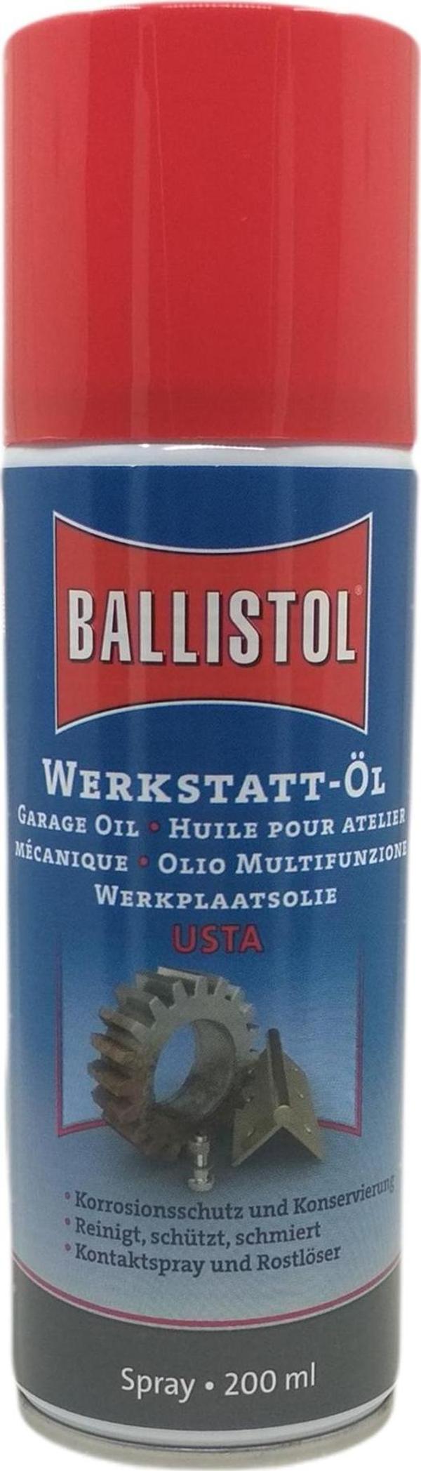 Ballistol Usta Sprey Yağ 200ml Silah Kapı Kilit Zincir HerŞeyİçin Yağ - Image 1