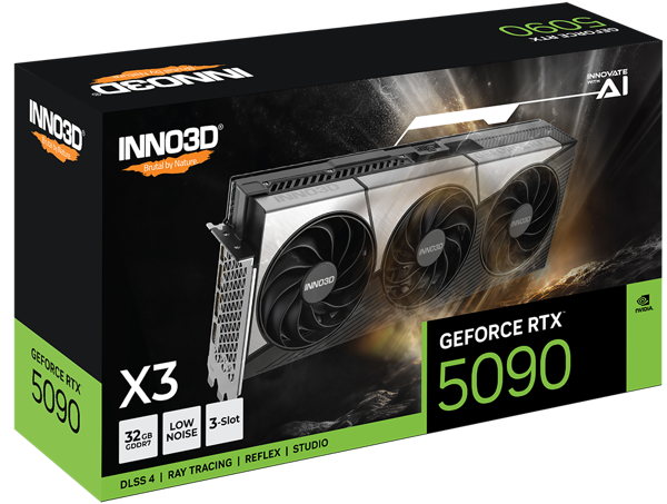 INNO3D RTX5090 X3 32GB GDDR7 - Image 1