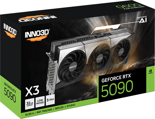 INNO3D RTX5090 X3 32GB GDDR7 - Image 1