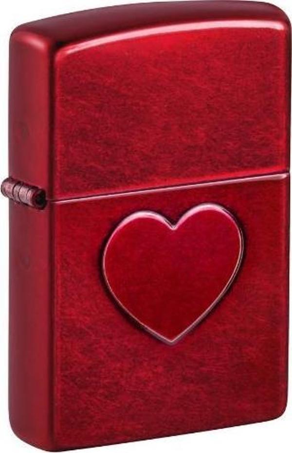 Zippo 46588-119889 21063 Stamped Heart Design (6-1) Çakmak - Image 1