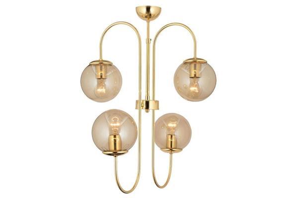 Sosa 4'lü Gold Bal Camlı Avize - Image 1