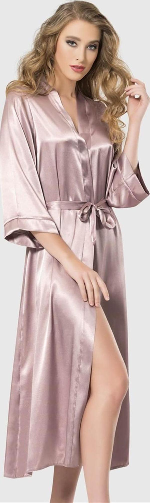 Findit Vizon Uzun Saten Sabahlık - Image 1