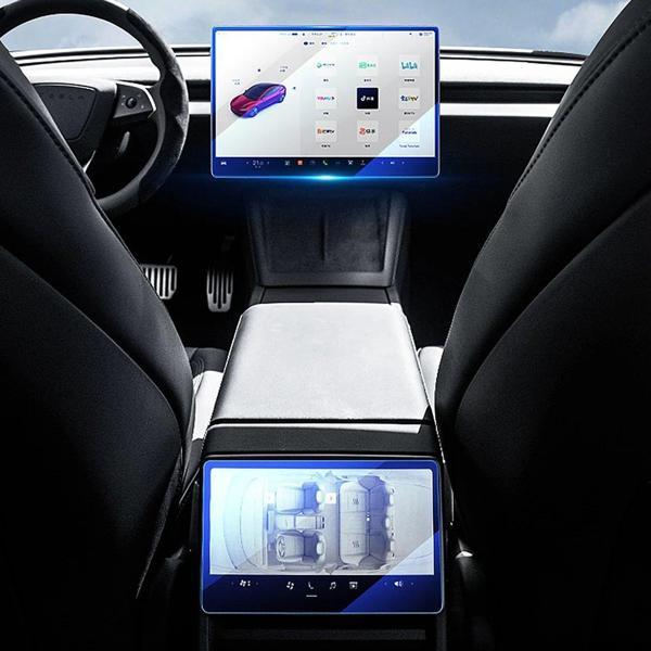 Tesla Model Y Juniper 2025 Uyumlu Çift Ekran Koruyucu - Image 1
