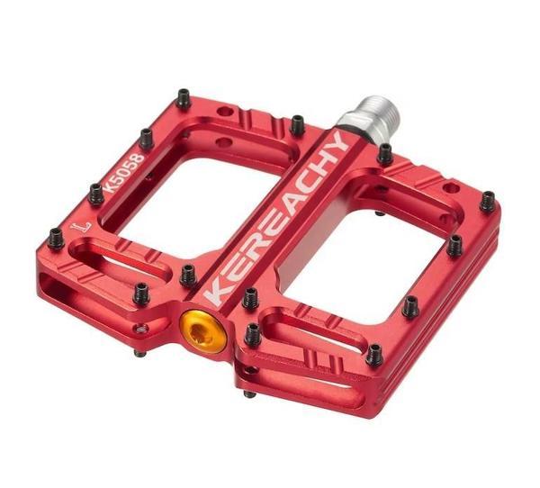 Kereachy 3 Rulmanlı Ultralight Alüminyum Alaşımlı Mtb Bmx Geniş Platform Bisiklet Pedalı Kırmızı - Image 1