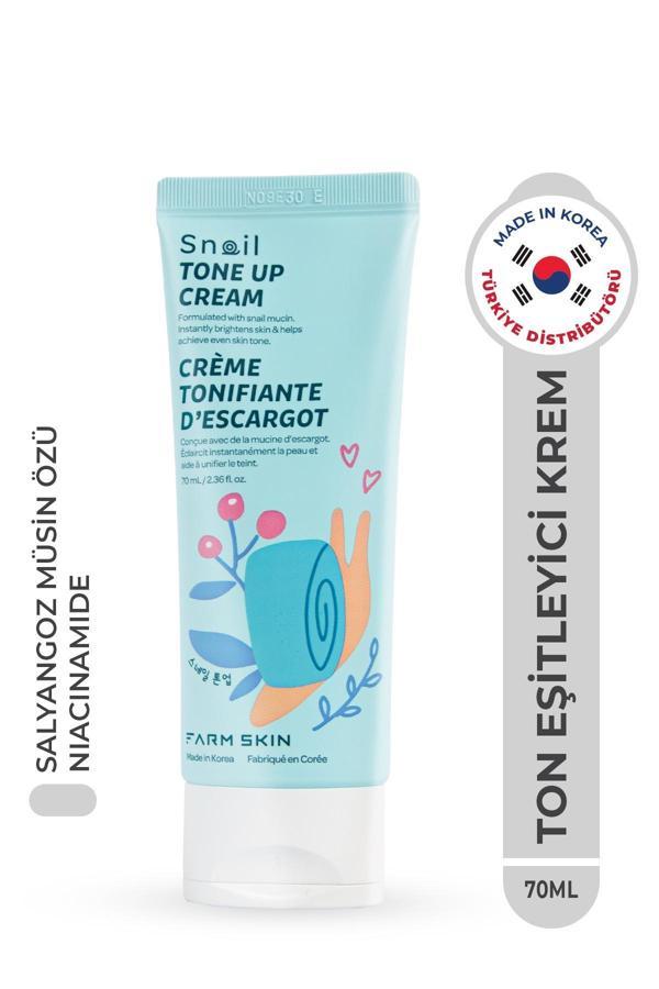 Snail Tone Up Cream Cilt Ton Eşitleyici Salyangoz Krem Aydınlatıcı Eşitleyici Niacinamide Kore 70ml - Image 1