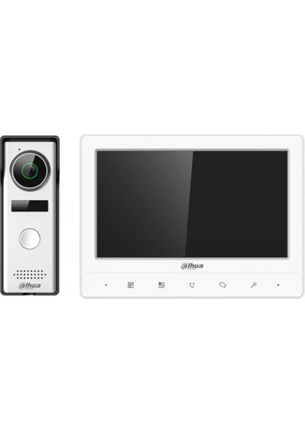 Dahua Dhı-kta02 Analog Villa Kit 7ınc Tft Ekran - Beyaz - Image 1
