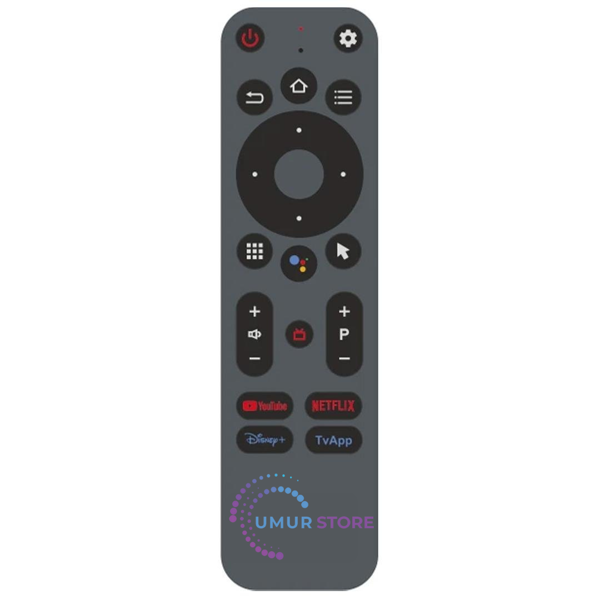 Alpsmart BT Air AS514 Ses Komutlu Youtube+Netflix+Disney Plus+TvAPP Tuşlu Android Tv Box Kumandası - Image 1