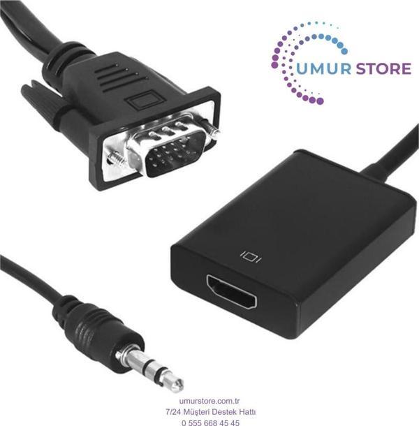 VGA To HDMI Dönüştürücü Kablo - Image 1