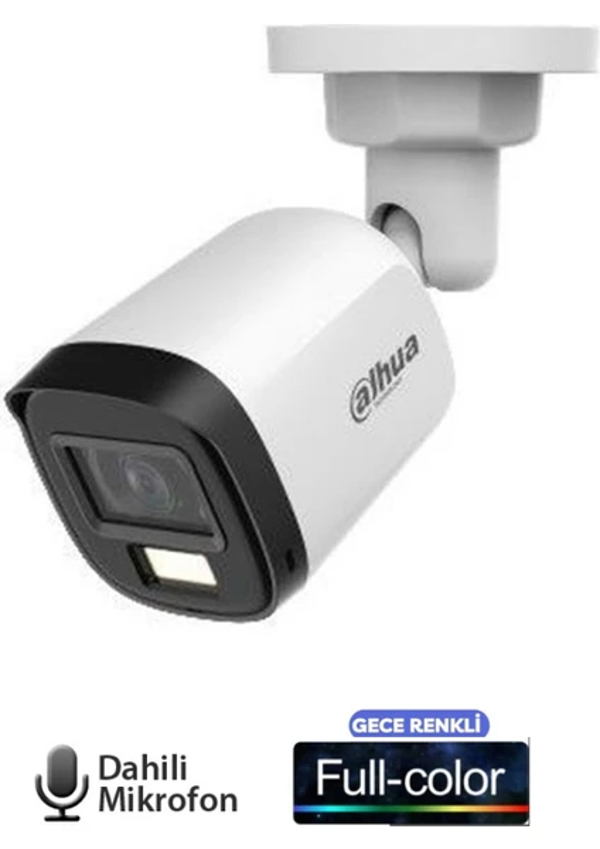 Dahua Mikrofonlu Gece Gündüz Renkli Görüşlü 2mp AHD Bullet Kamera - 30 Metre Görüş - Image 1