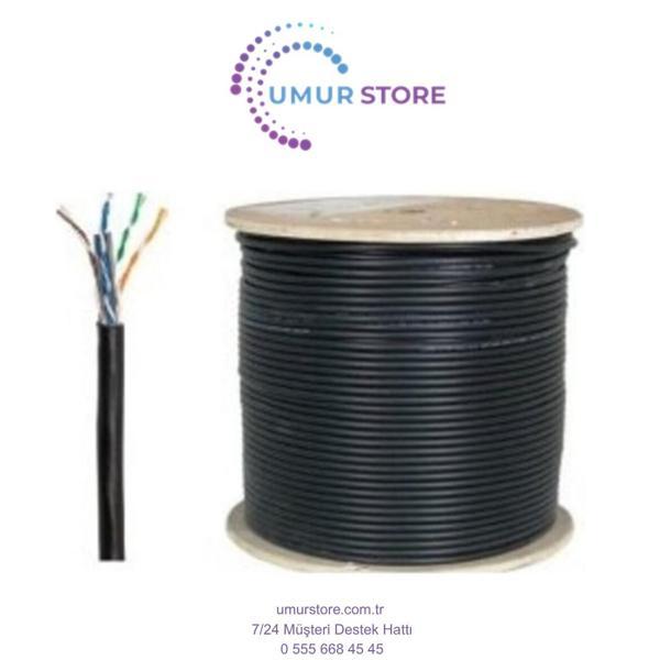100 Metre Cat6 Dış Ortam Internet Kablosu Modem Pc Arası Bilgisayar 100M - Image 1