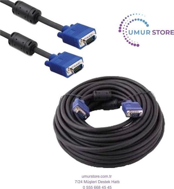 15 Pin Erkek/erkek 40 Metre VGA Kablo - Image 1