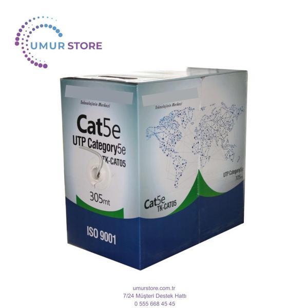 CAT05 Utp 26 Awg Cat5 305 mt Network Kablosu Gri - Image 1