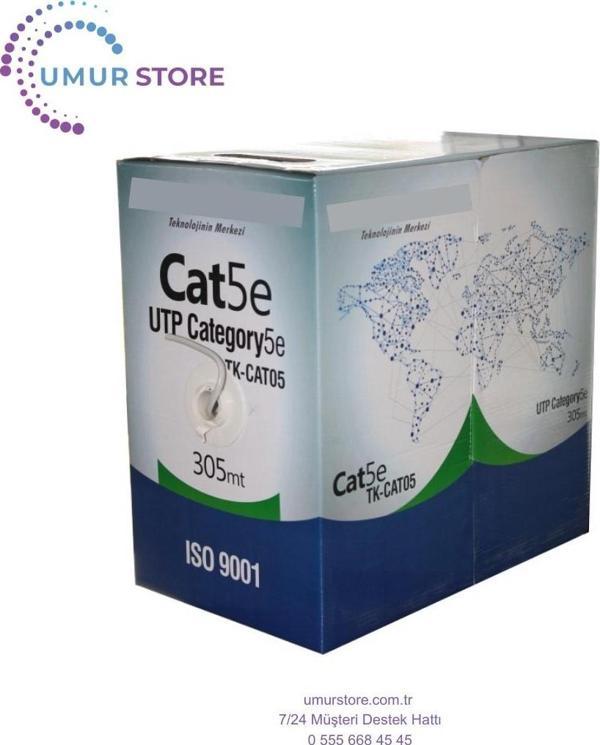 CAT05 Utp 26 Awg Cat5 305 mt Network Kablosu Gri - Image 1