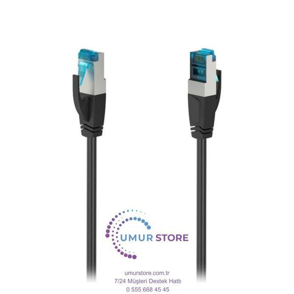 Cat6 10 Gbit/s S/ftp Korumalı Ağ Kablosu (Siyah) 5m - Image 1