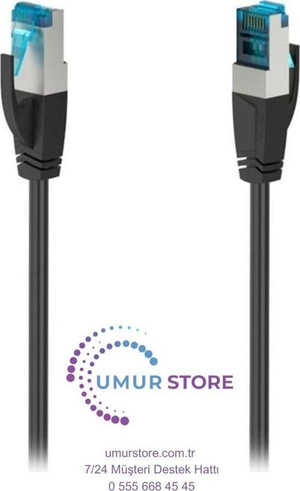 Cat6 10 Gbit/s S/ftp Korumalı Ağ Kablosu (Siyah) 5m - Image 1