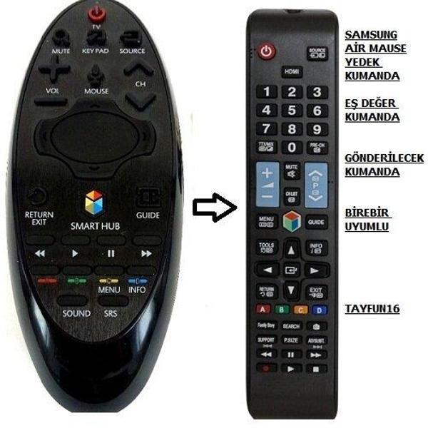 SAMSUNG ile uyumlu SİHİRLİ AIR MAUSE SMART TV YEDEK KUMANDASI - Image 1