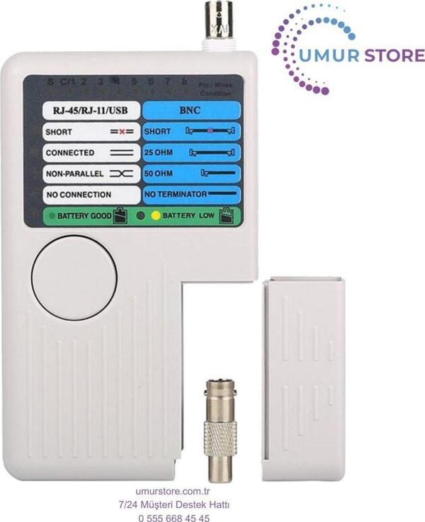 Çok Fonksiyonlu Ağ Kablosu Test Cihazı Cat5 Cat6 Telefon Test Cihazı - Image 1