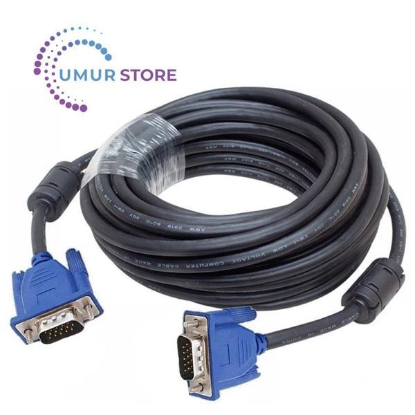 VGA Kablo 15PİN E/e 3+4 Fi̇ltreli̇ 20MT - Image 1