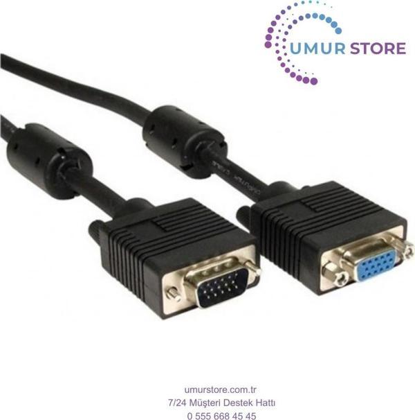Vga Uzatma Kablosu 20Mt Erkek-Dişi Monitör Kablosu - Image 1