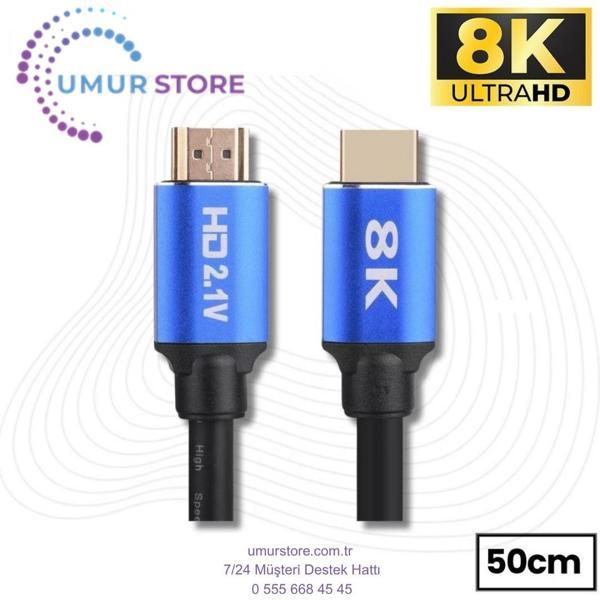 8k Ultra Hd 2.1V 48GBPS Altın Kaplama UHD HDMI Kablo - Image 1
