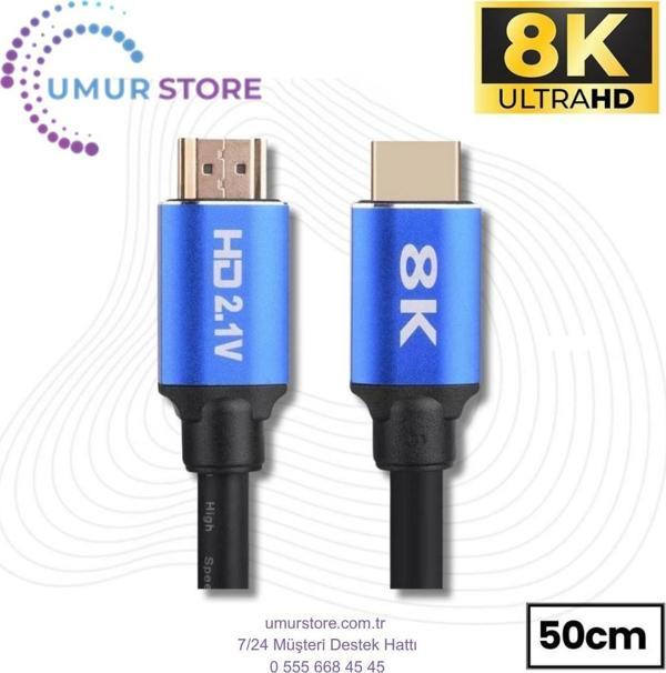 8k Ultra Hd 2.1V 48GBPS Altın Kaplama UHD HDMI Kablo - Image 1