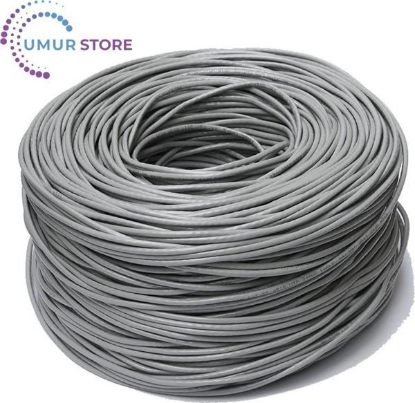 90MT Yüz 90 Metre Bakır Cat6 Cat 6 Ethernet Internet Kablosu RJ45 Hazır Soketli Pressli Hazır Uçlu - Image 1