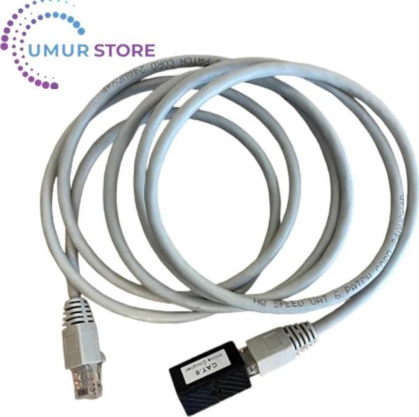 Cat6 Kablo Uzatma Seti, Ethernet Internet Kablo ve Ekleyici - Image 1