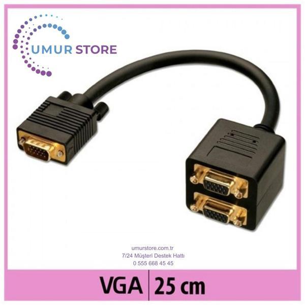 Çoklayıcı Vga Kablosu - Y Splitter - 25Cm - Image 1