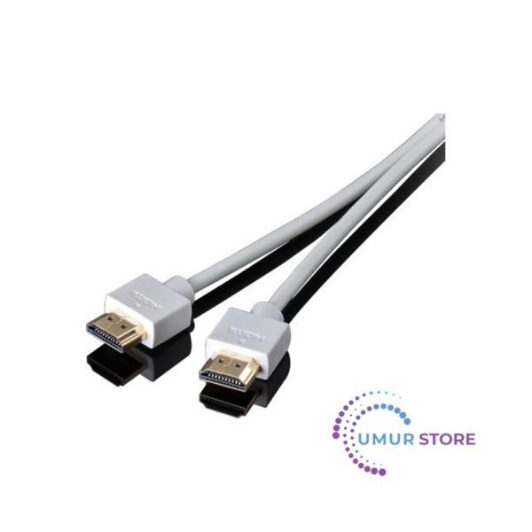HDMI 4K Slim Wht Kablo 3 mt - Image 1
