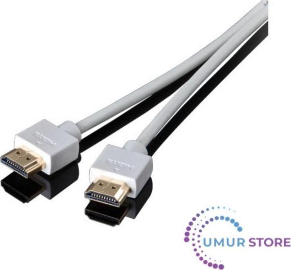 HDMI 4K Slim Wht Kablo 3 mt - Image 1