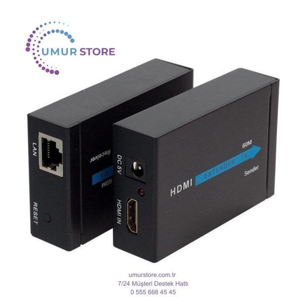 HDMI To Cat5-Cat6 Extender 60 m Uzatıcı - Image 1