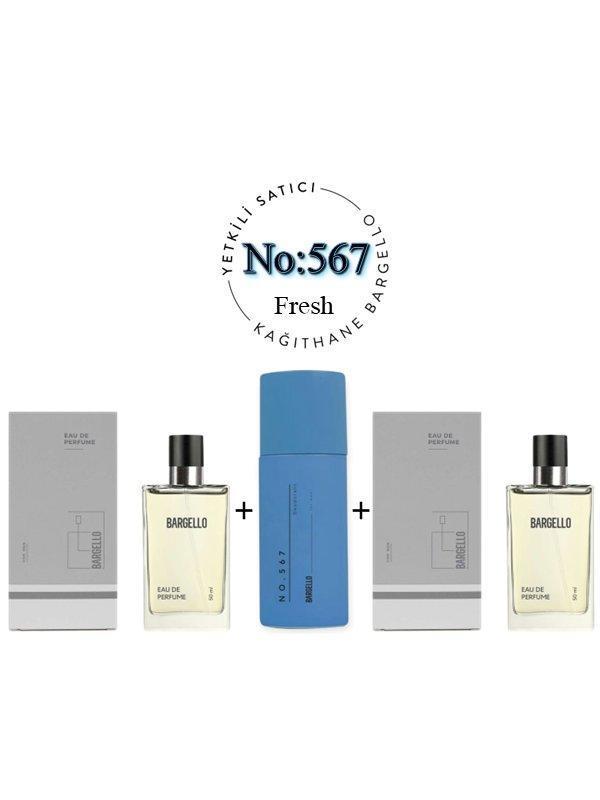 567 + 567 Erkek Parfüm Edp 50 ml + No: 567 Unisex Deodorant 150 ml  - Mnms567deo2 - Image 1