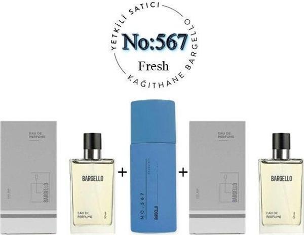 567 + 567 Erkek Parfüm Edp 50 ml + No: 567 Unisex Deodorant 150 ml  - Mnms567deo2 - Image 1