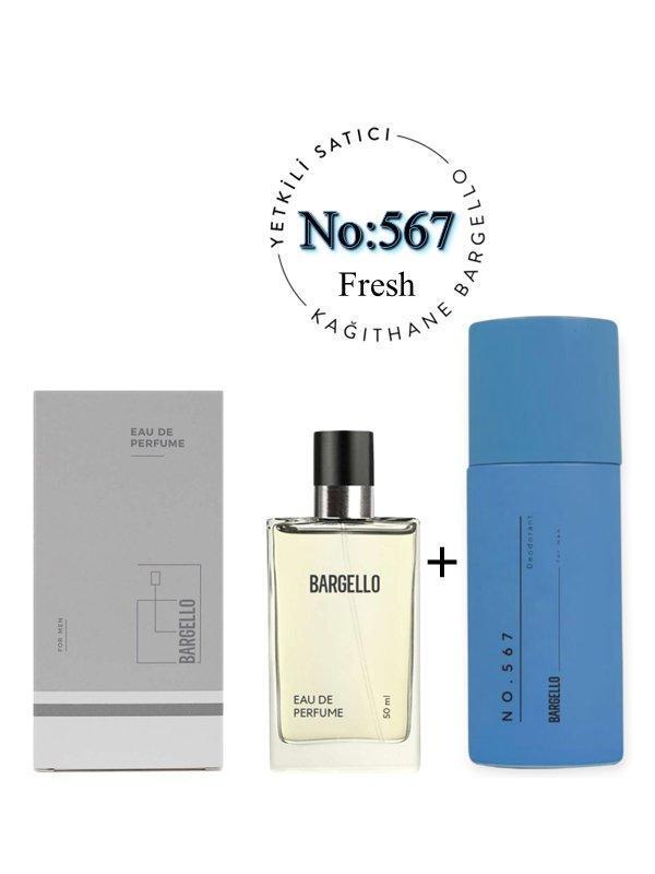 567 Erkek Parfüm Edp 50 ml + No: 567 Unisex Deodorant 150 ml  - Mnms567deo - Image 1