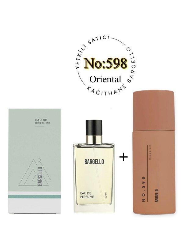  598 Unisex Parfüm Edp 50 ml + No: 598 Unisex Deodorant 150 ml  - Mnms598deo - Image 1