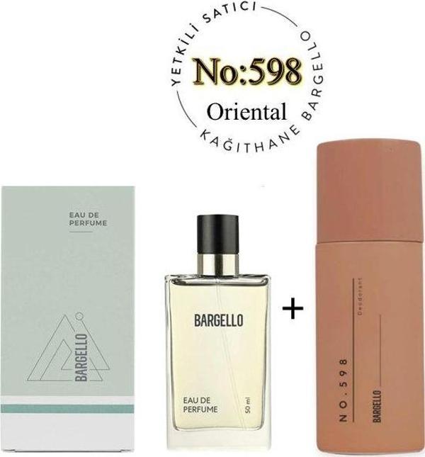  598 Unisex Parfüm Edp 50 ml + No: 598 Unisex Deodorant 150 ml  - Mnms598deo - Image 1