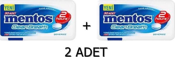 Mentos 2 Saat Clean Breath Nane Aromalı Şeker 21G - Image 1