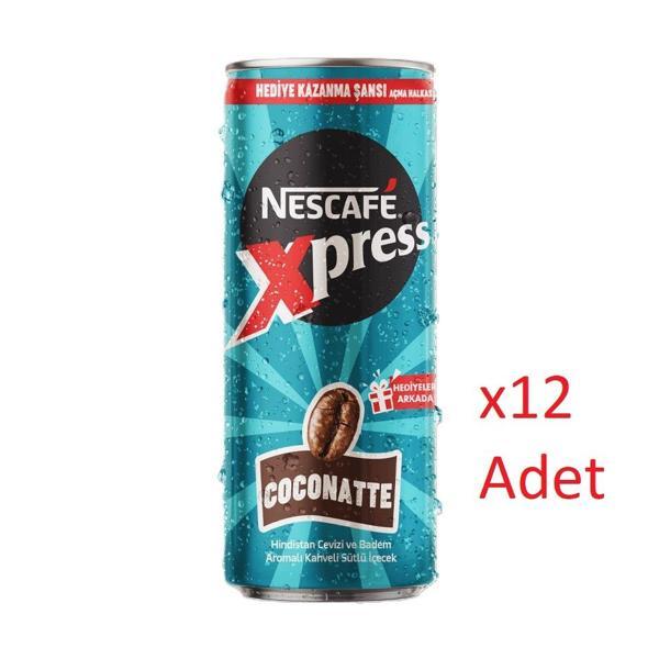 NESCAFÉ Xpress Coconatte Hindistan Cevizi ve Badem Aromalı Kahveli Sütlü İçecek - Image 1