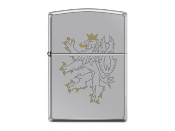 Zippo Armor® Kasa Czech Lion Dizayn Çakmak - Image 1