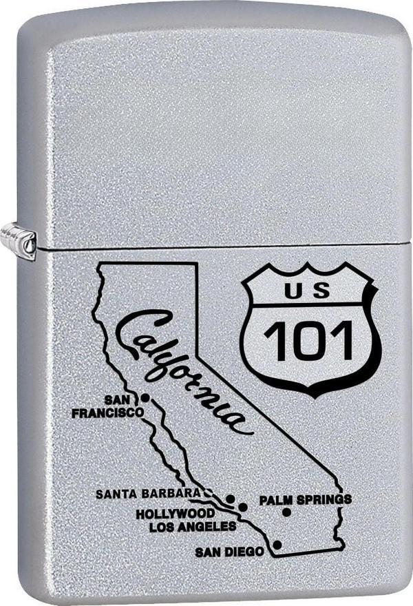 Zippo California Route 101 Dizayn Çakmak - Image 1